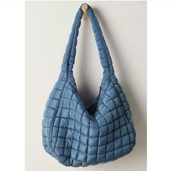 FP Movement by Free People Quilted Blue Hobo Bag - Picture 6 of 6